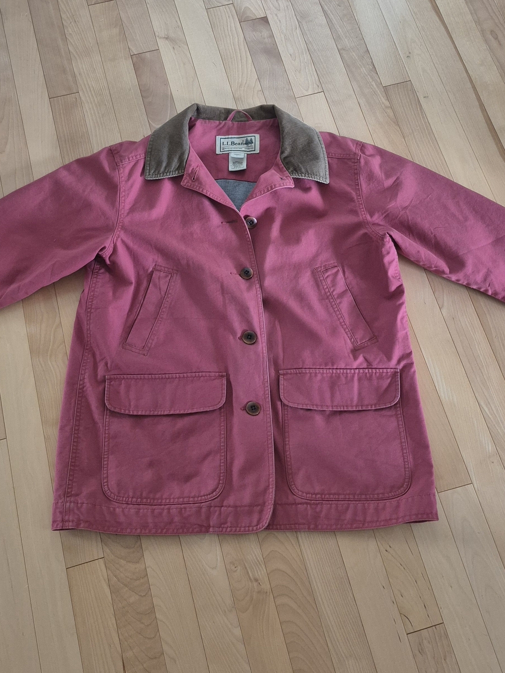L.L. Bean Women's Adriondack Barn Coat Flannel Lined